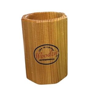 Wooden Coozie Handmade The Original Woodzie Can Holder Wooden